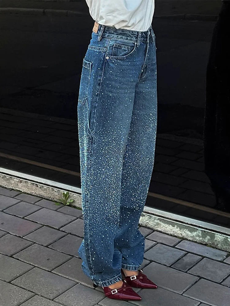 ג׳ינס BAGGY עם פאייטים