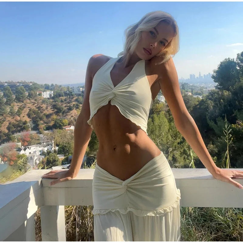 סט טופ וחצאית Leyla