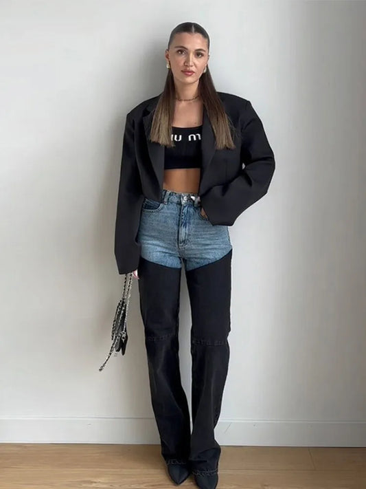 ג׳ינס STRAIGHT שני צבעים