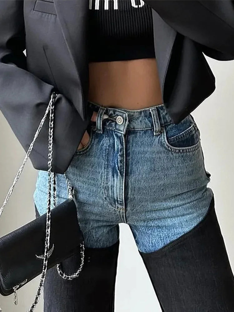 ג׳ינס STRAIGHT שני צבעים