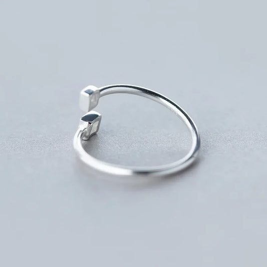 טבעת קוקטייל פתוחה מכסף סטרלינג 925