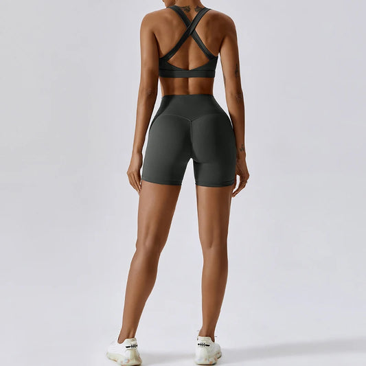 סט יוגה רך – חליפת ספורט לנשים, 2 חלקים